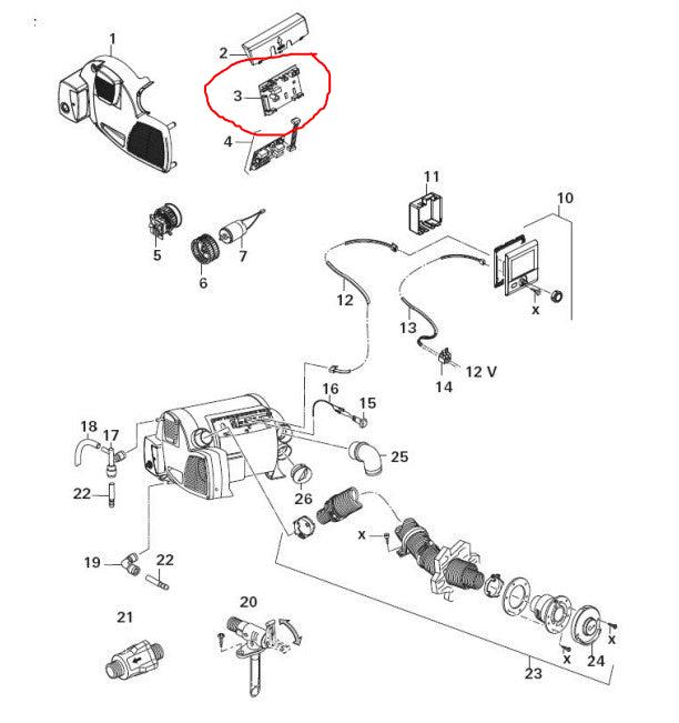 Truma Combi Replacement Control Board - 34020 - 00057 - Young Farts RV Parts