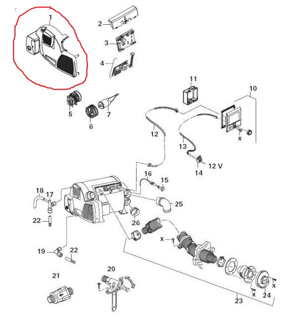 Truma Combi Replacement Cover Plate - 34020 - 00059 - Young Farts RV Parts