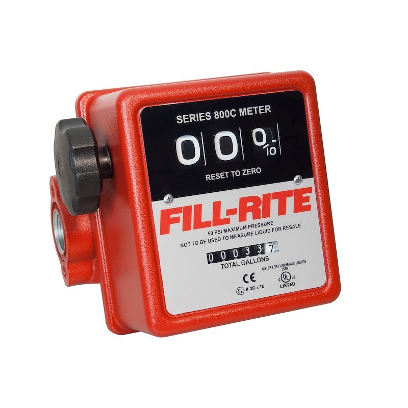 Tuthill 807C Fuel Flow Meter 3/4