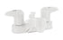 Two Handle Lavatory Diverter White - Young Farts RV Parts