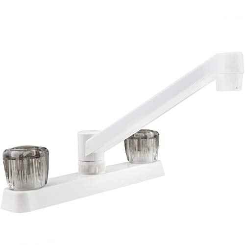 Two Handle w/Smoked Handles White - Young Farts RV Parts