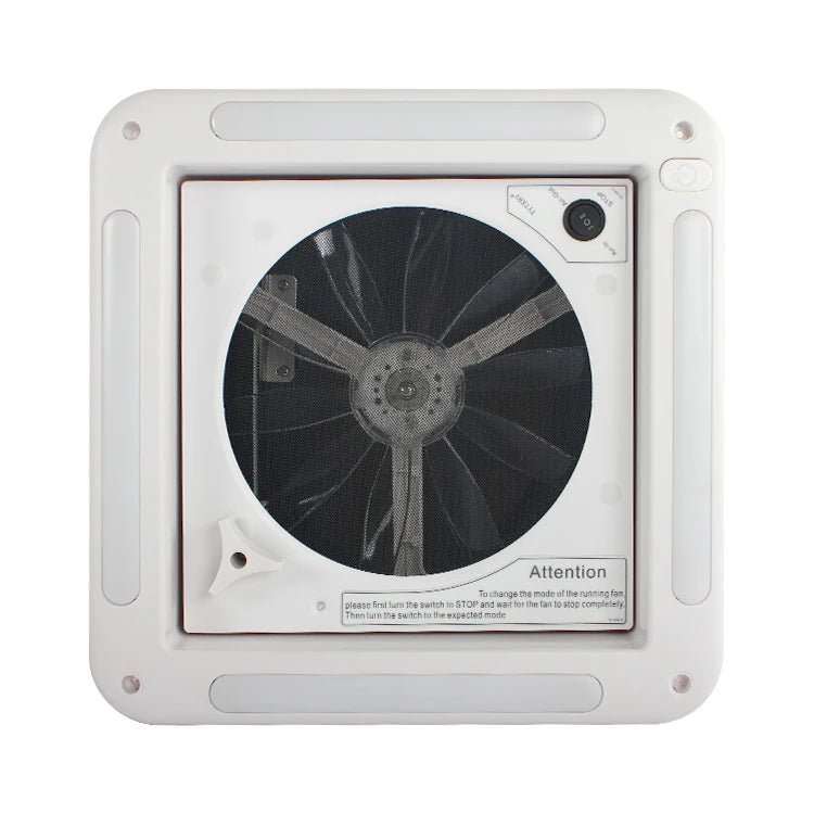 TYTXRV RV Roof Vent Fan Manual Lifting Exhaust Fan 11'' 12V - Young Farts RV Parts