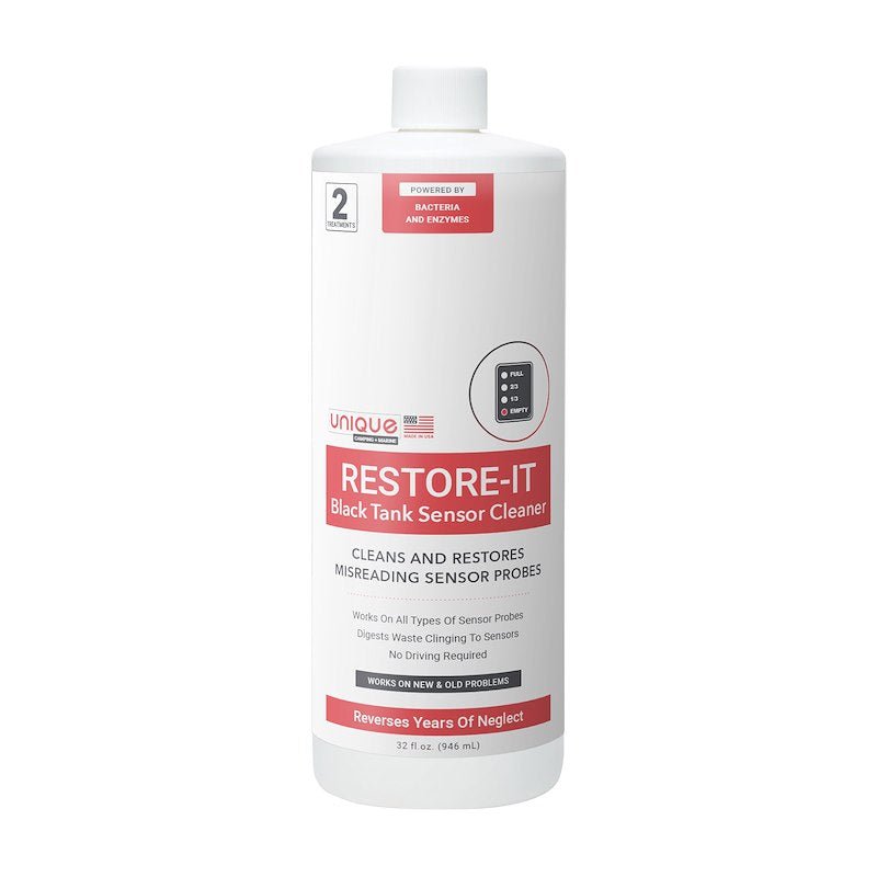Unique Manufacturing 41R - 1 - CA Restore - It Waste Holding Tank Sensor Cleaner - 32 Ounce - Young Farts RV Parts