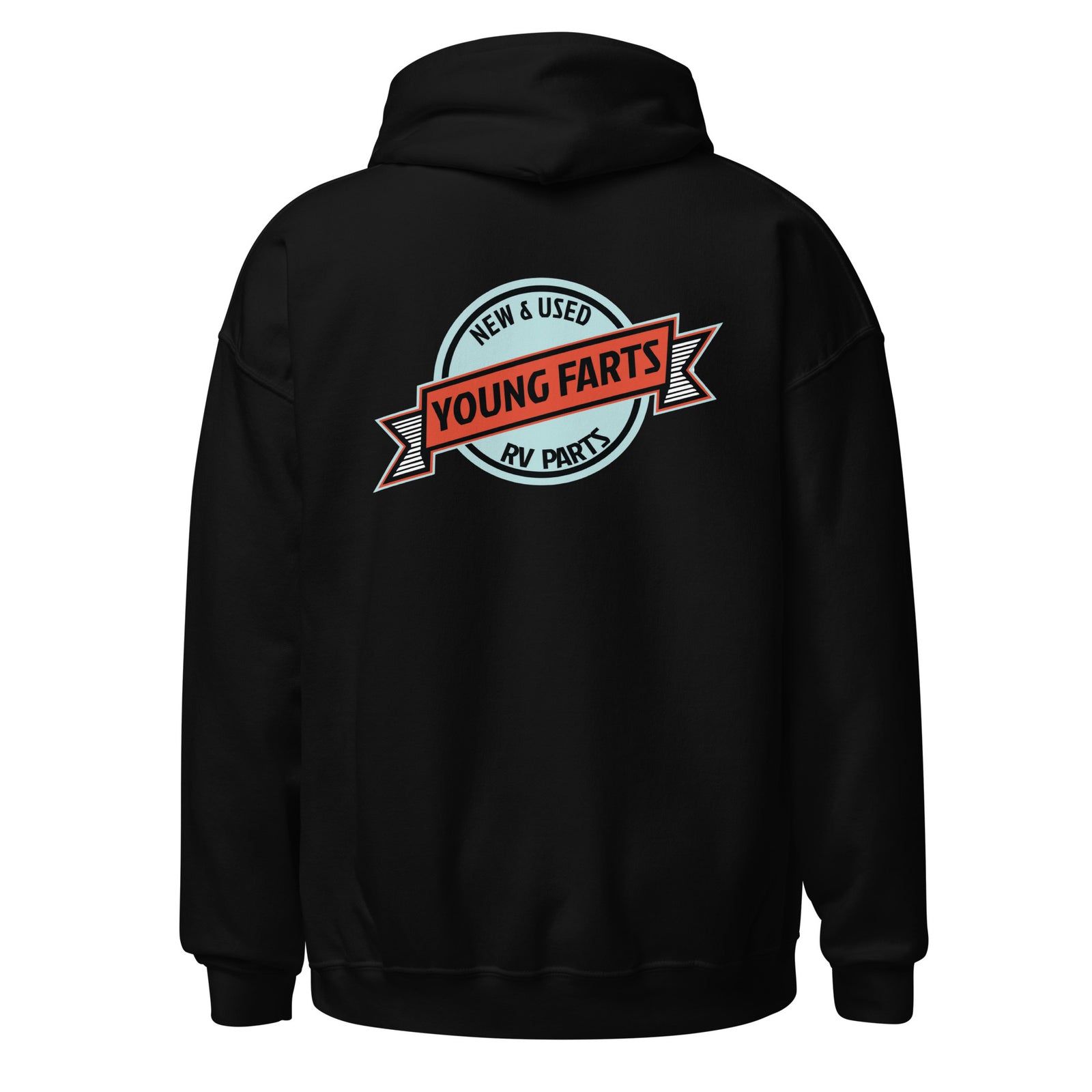 Young Farts Holy Shit It’s Cold Hoodie with front and back print in Forest Green