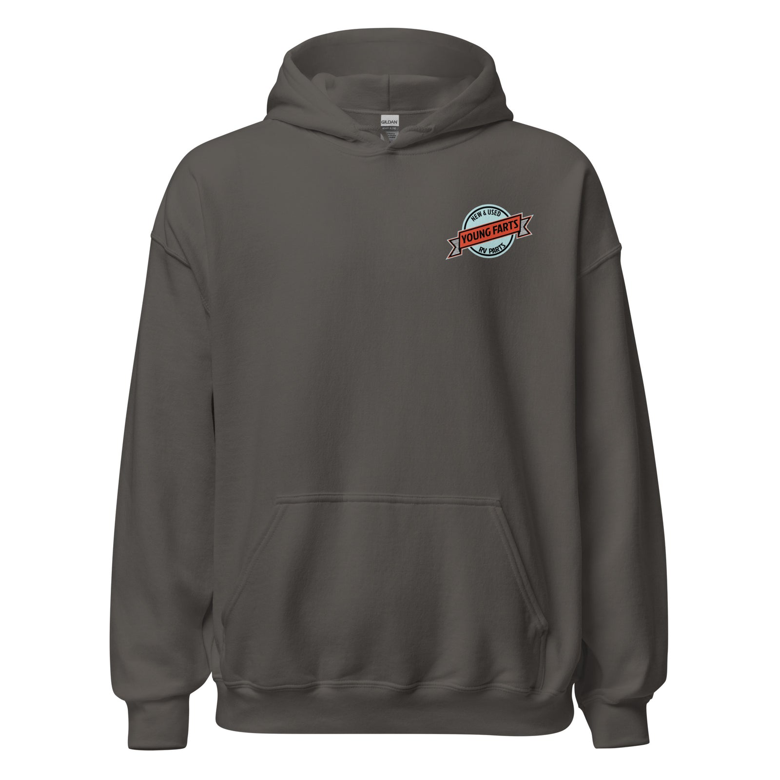 Young Farts Holy Shit It’s Cold Hoodie with front and back print in Black