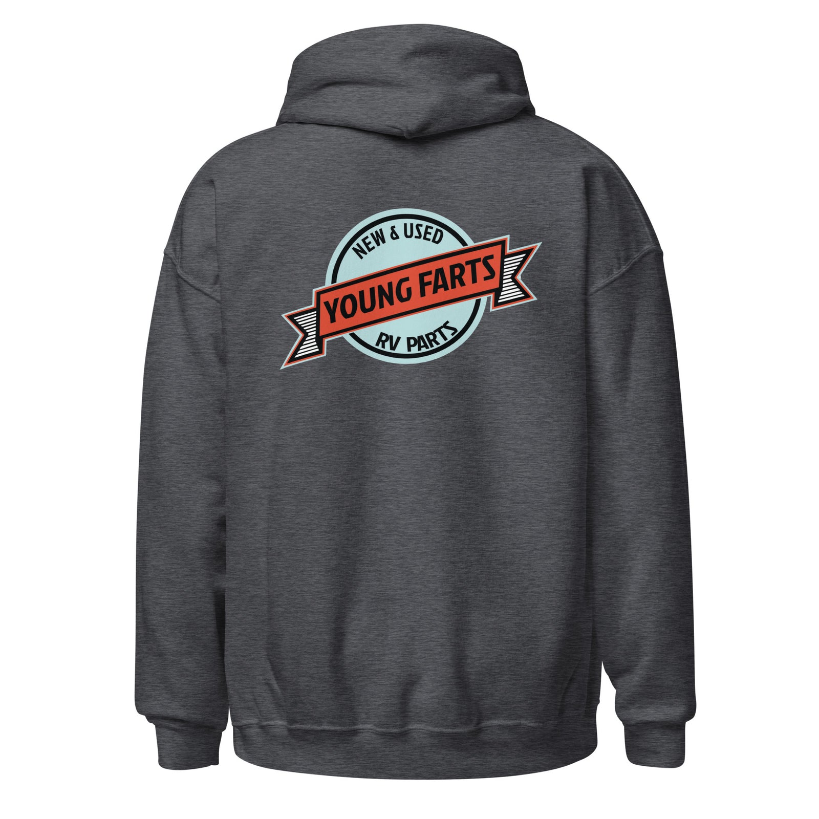 Young Farts Holy Shit It’s Cold Hoodie with front and back print in Forest Green