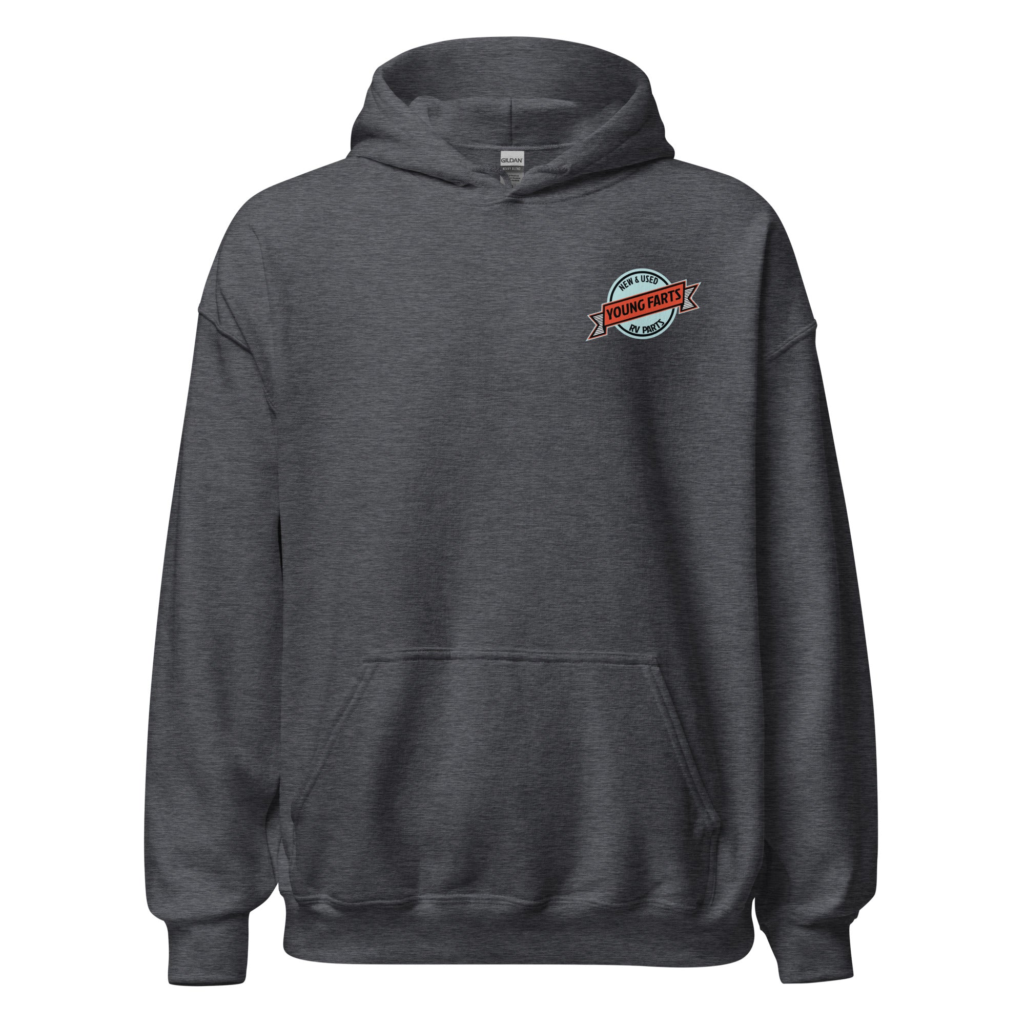 Young Farts Holy Shit It’s Cold Hoodie with front and back print in Black