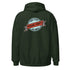 Young Farts Holy Shit It’s Cold Hoodie with front and back print in Forest Green