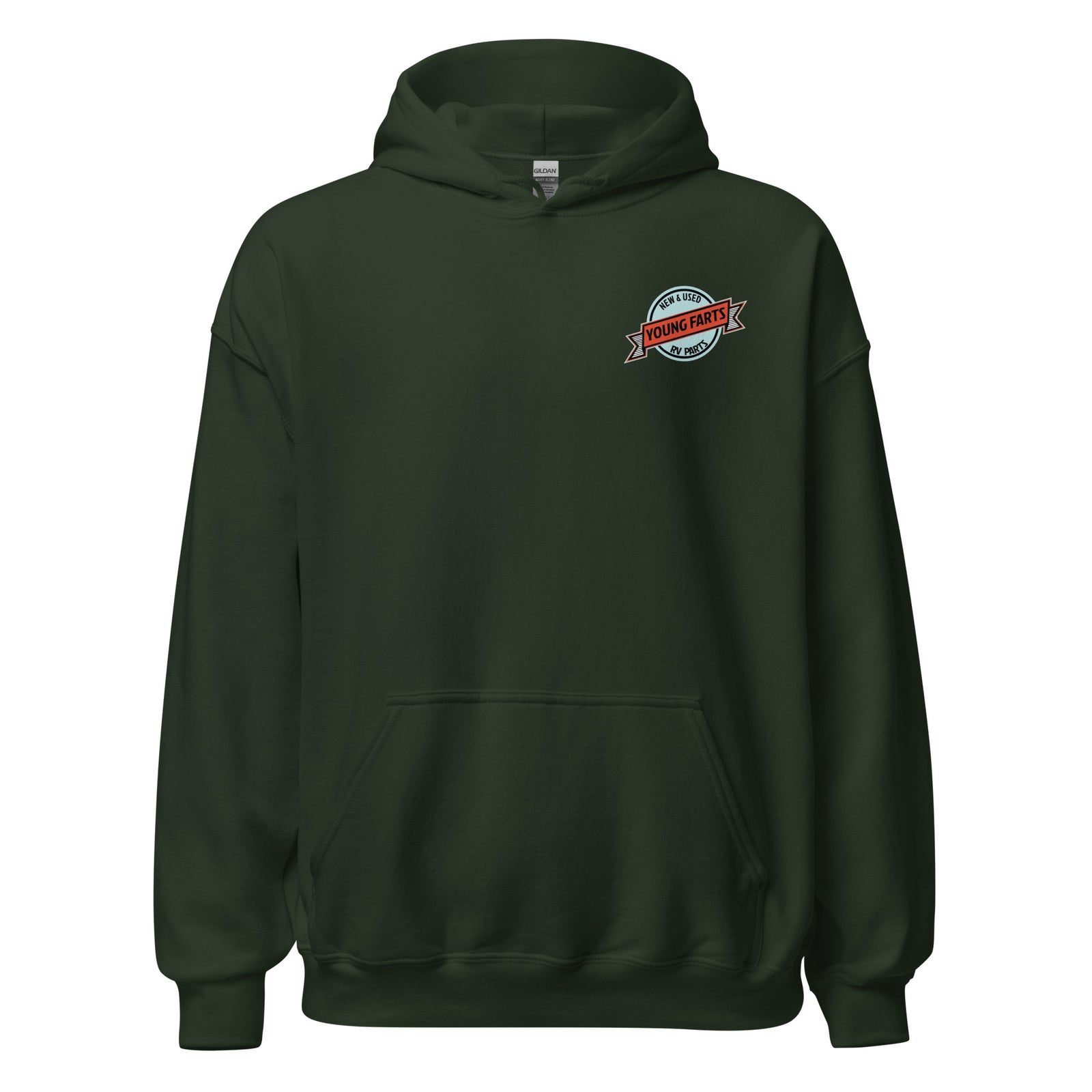 Young Farts Holy Shit It’s Cold Hoodie with front and back print in Black