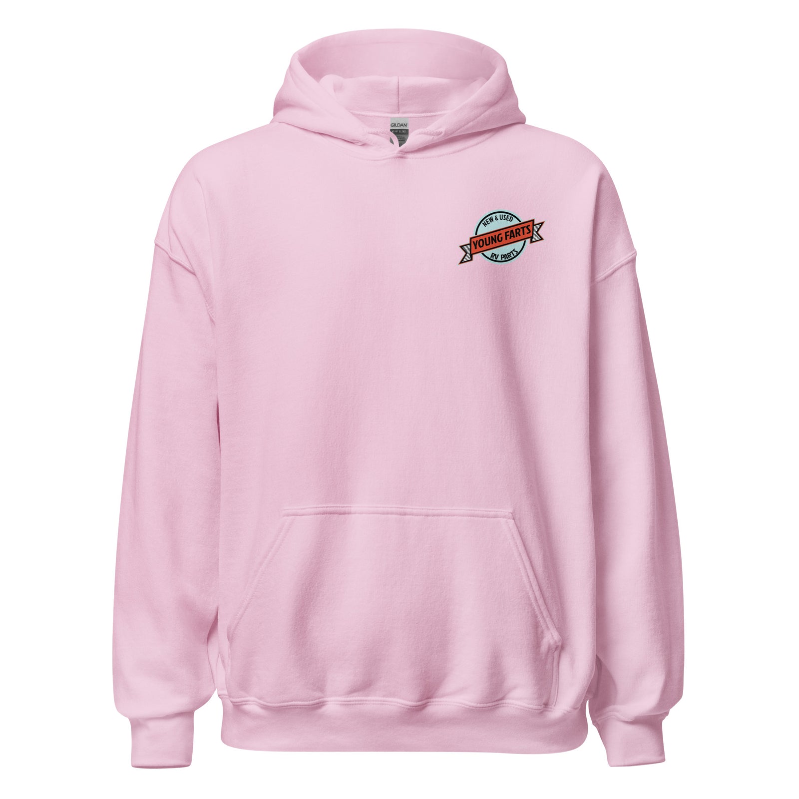 Young Farts Holy Shit It’s Cold Hoodie with front and back print in Forest Green