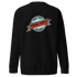 Young Farts Crewneck Sweatshirt with front and back print in Black