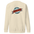 Young Farts Crewneck Sweatshirt with front and back print in Cardinal