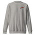 Young Farts Crewneck Sweatshirt with front and back print in Carbon Grey
