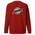 Young Farts Crewneck Sweatshirt with front and back print in Black