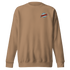 Young Farts Crewneck Sweatshirt with front and back print in Khaki