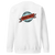 Young Farts Crewneck Sweatshirt with front and back print in Cardinal