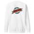 Young Farts Crewneck Sweatshirt with front and back print in Cardinal