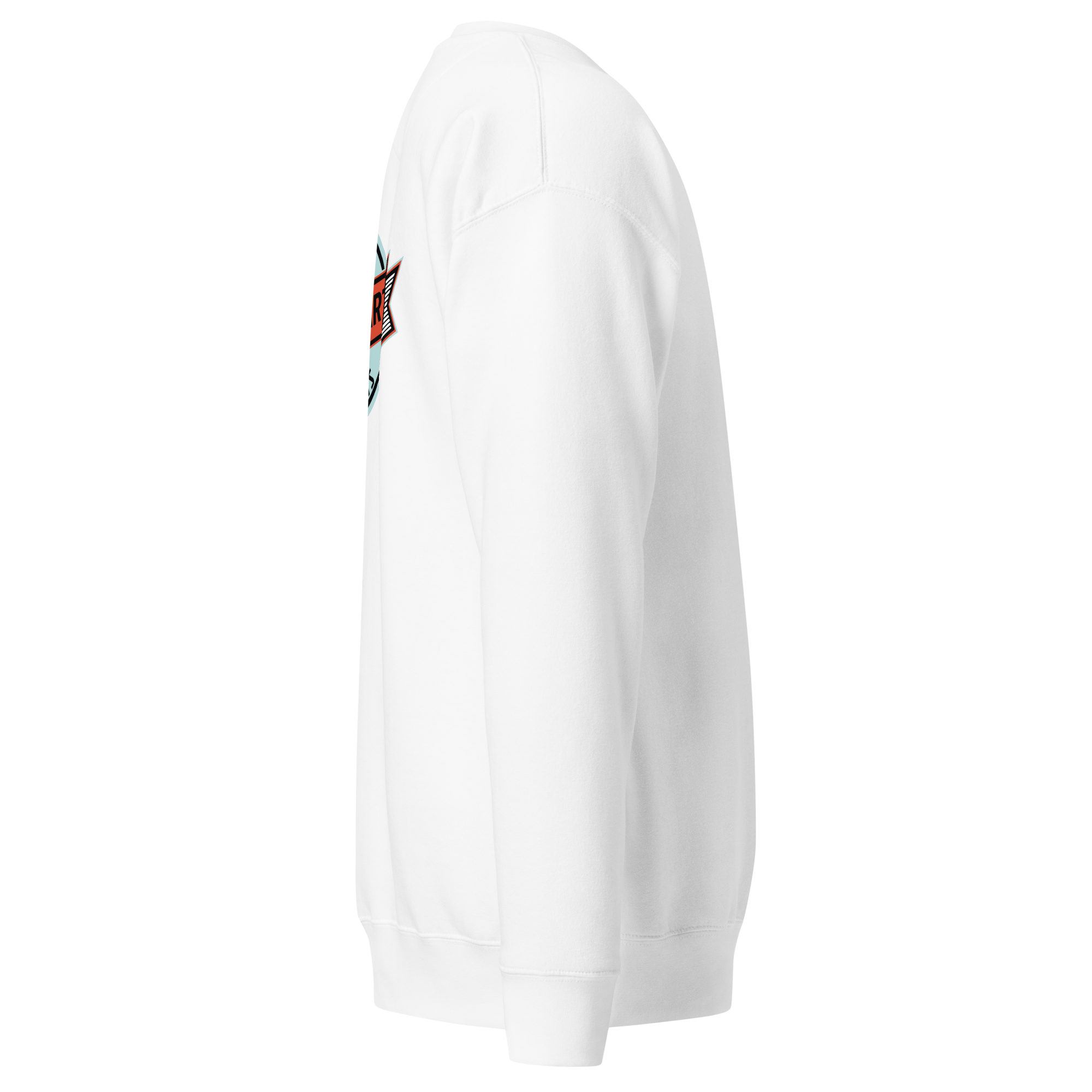 Young Farts Crewneck Sweatshirt with front and back print in Latte