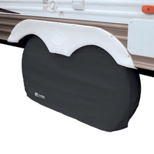 Load image into Gallery viewer, Up To 30&quot; Dual Axle Wheel Cover - White - Young Farts RV Parts