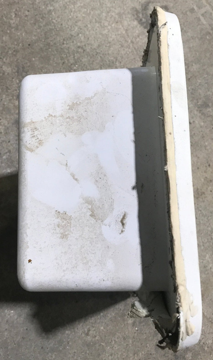 Used 13 1/2" W RV Access Hatch - Outdoor Shower - Young Farts RV Parts