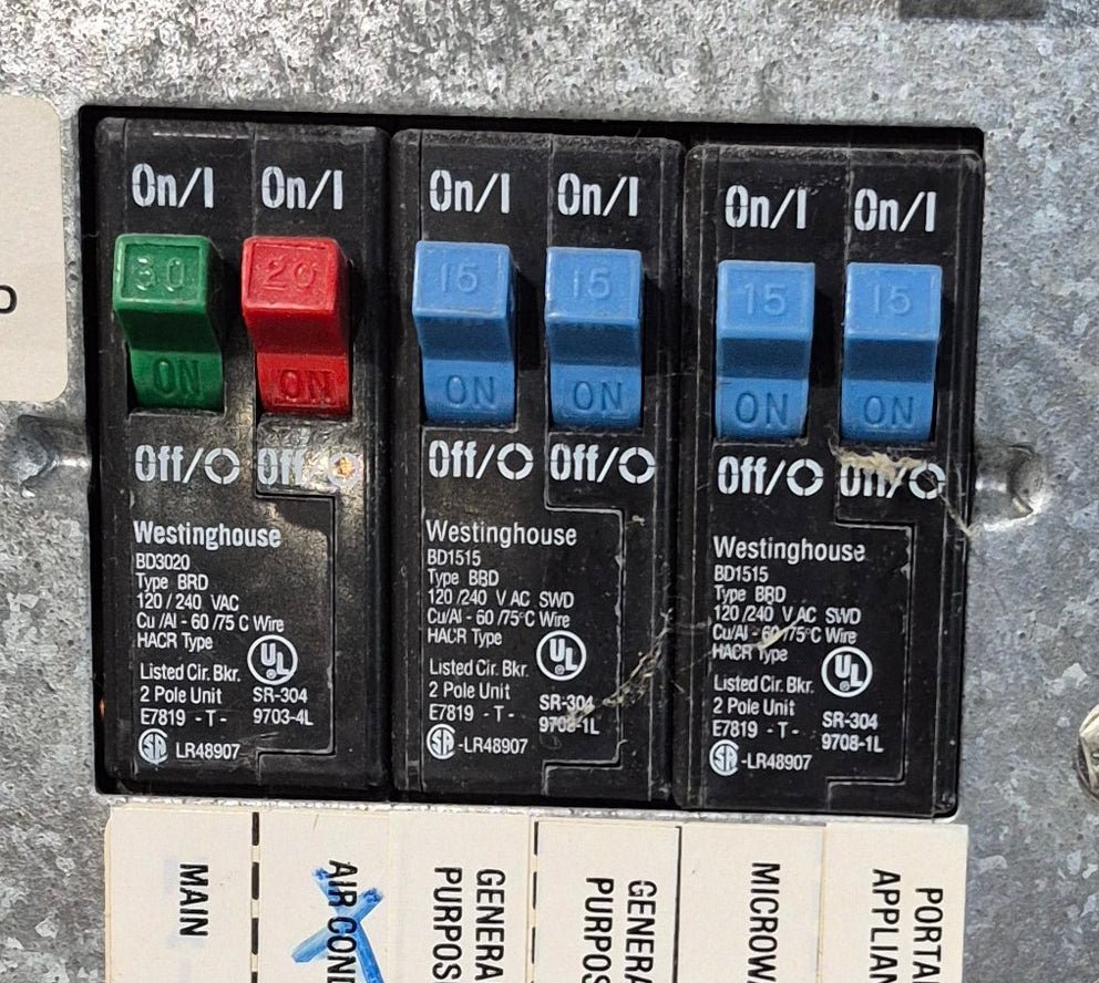 Used 30 AMP Magnetek DC Distribution Panel - Model 80 - Young Farts RV Parts
