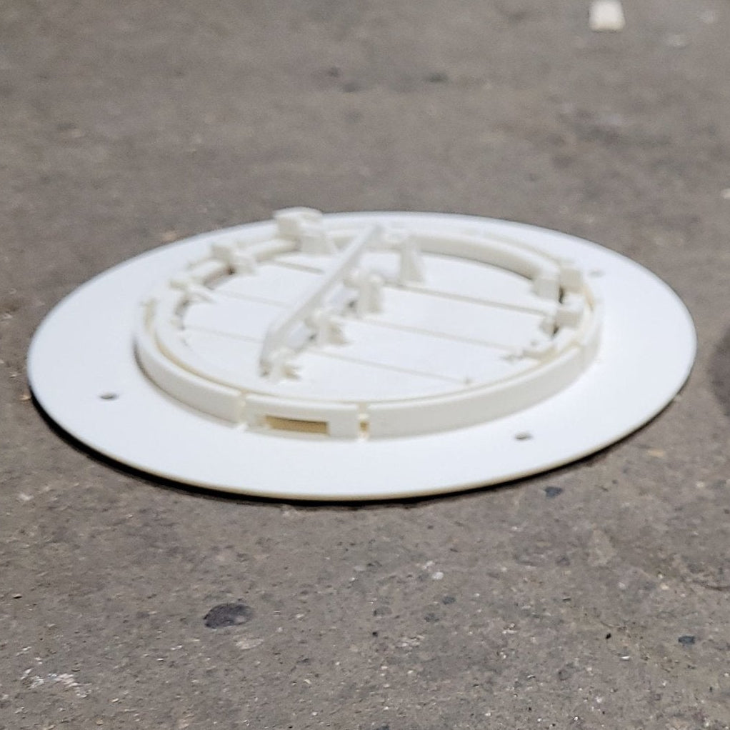 Used 4 1/2” Off White A/C Ducting- Single - Young Farts RV Parts