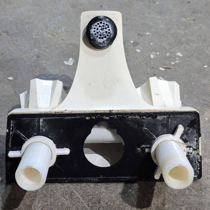 Used 4" Bathroom Faucet, Bone, Bone Knobs - Young Farts RV Parts