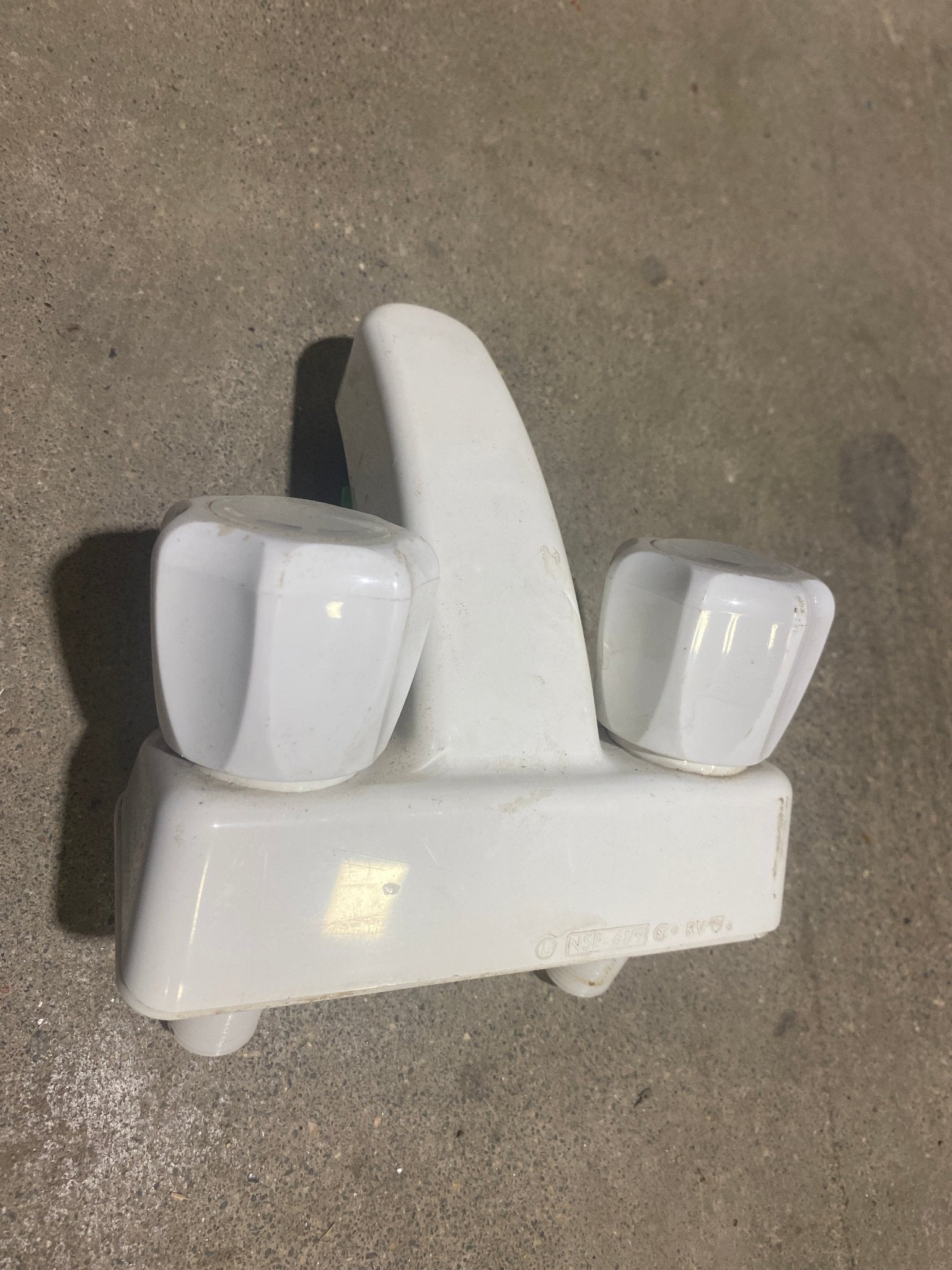 Used 4" Bathroom Faucet Off White - Young Farts RV Parts