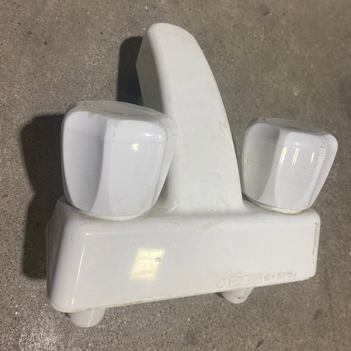 Used 4" Bathroom Faucet Off White - Young Farts RV Parts