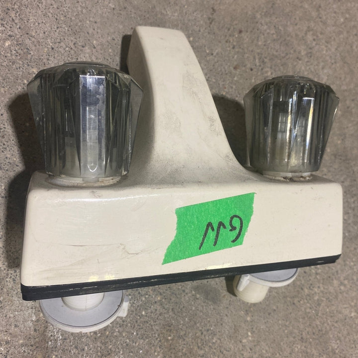 Used 4" Bathroom Faucet Off White - Young Farts RV Parts