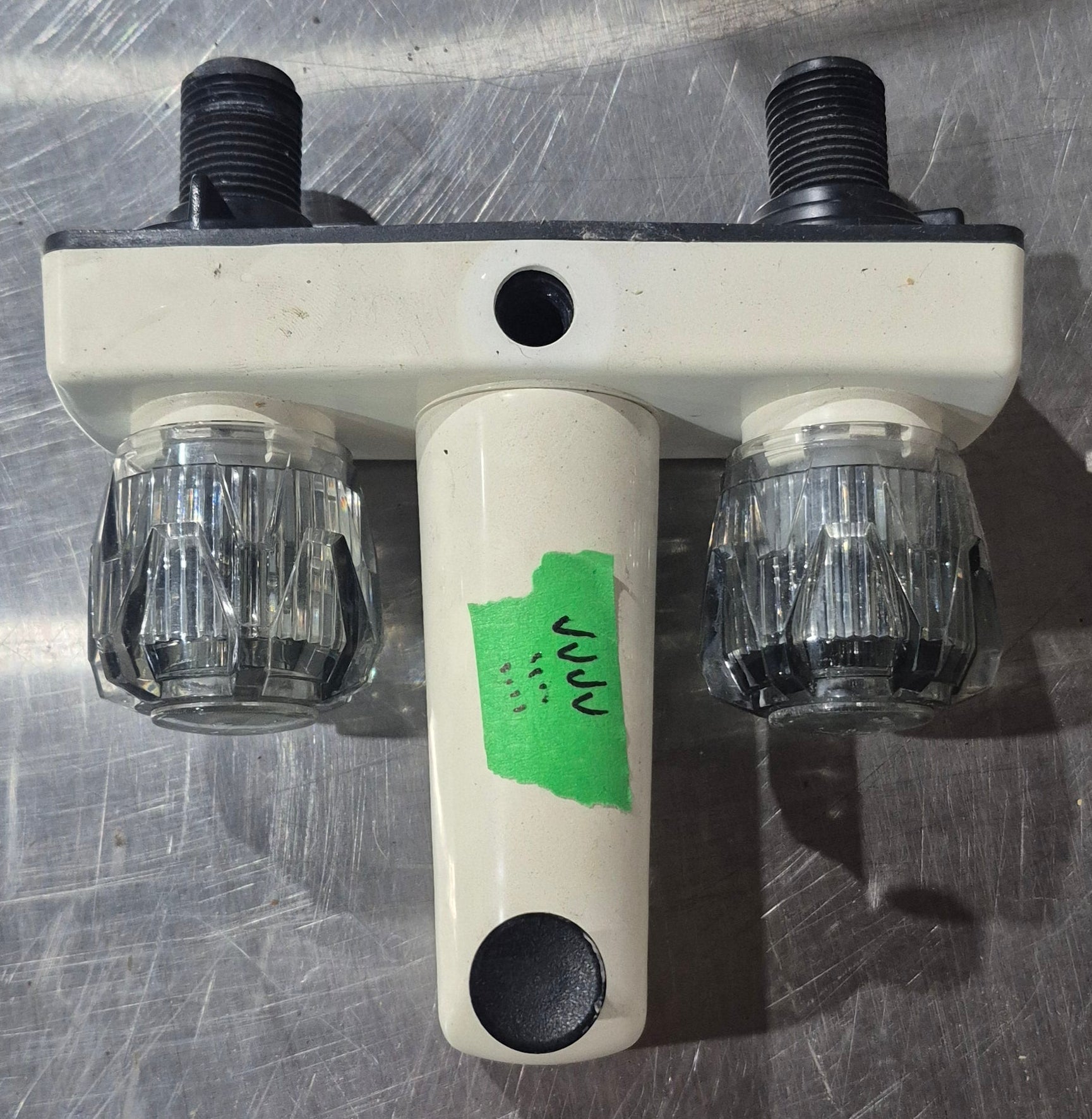 Used 4" Shower Diverter Faucet Bone - Young Farts RV Parts