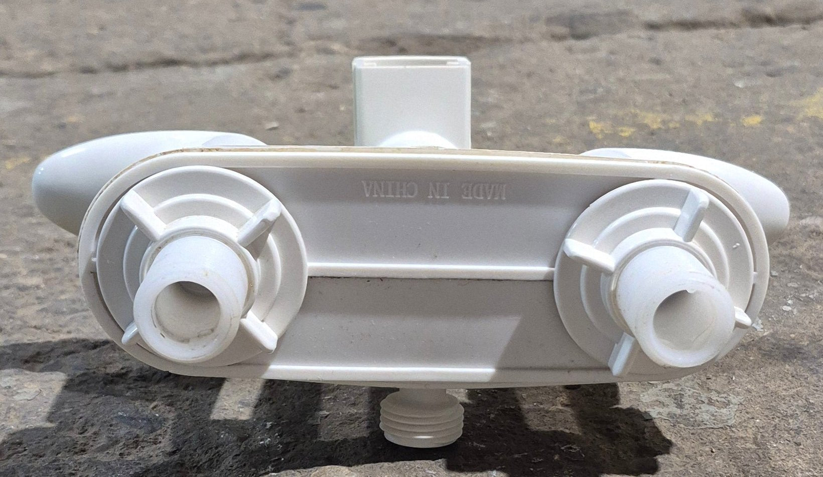 Used 4" Shower Diverter Faucet Bone - Young Farts RV Parts