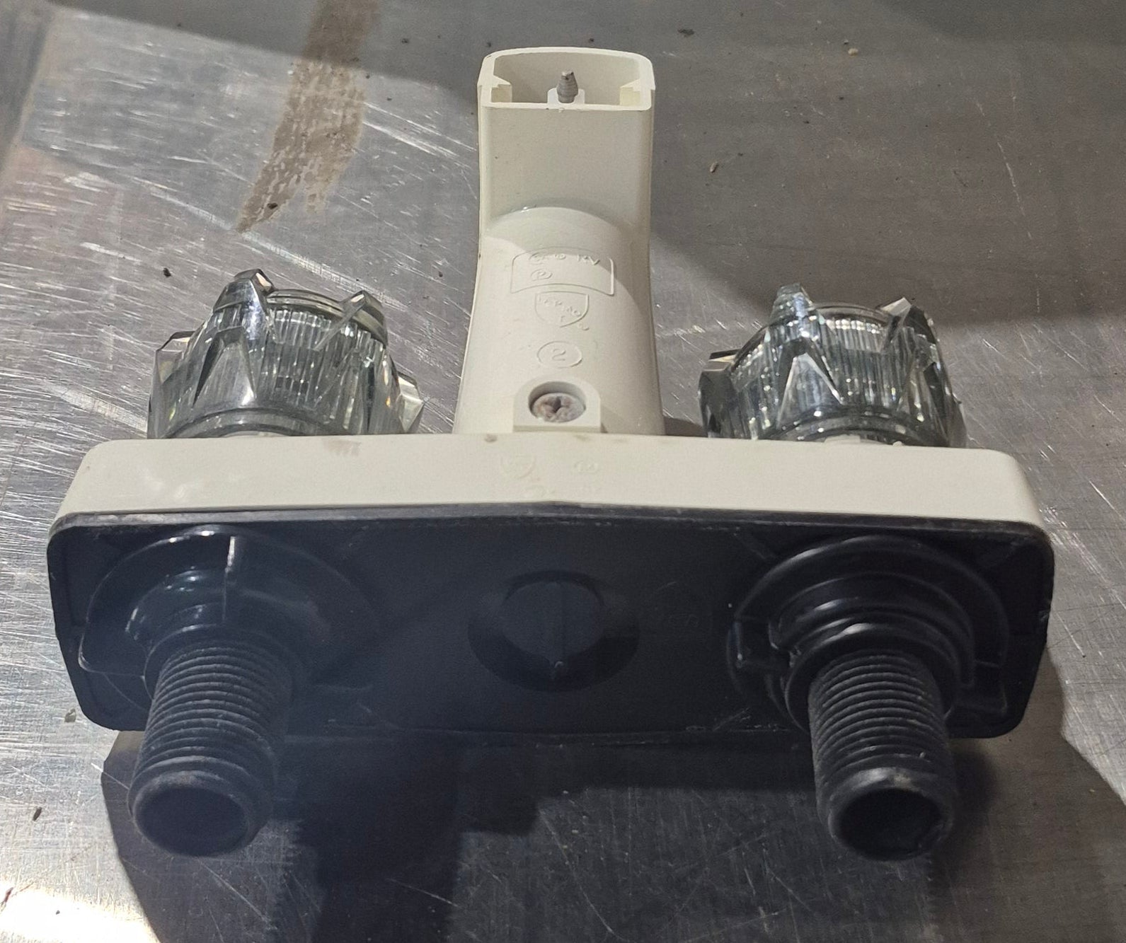 Used 4" Shower Diverter Faucet Bone - Young Farts RV Parts