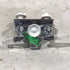 Used 4" Shower Faucet With Diverter, Chrome, Clear/ Chrome Handles - Young Farts RV Parts