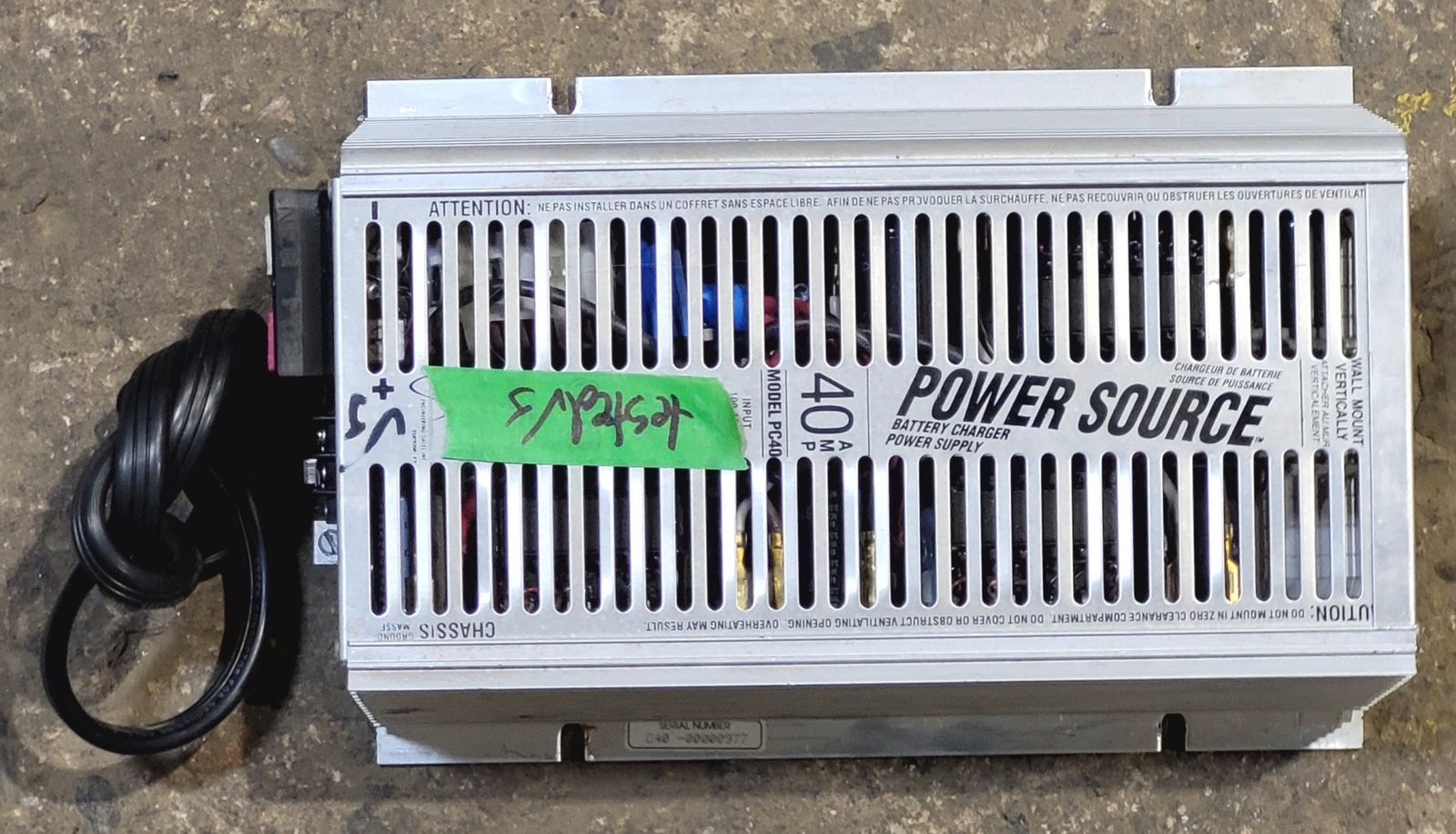 Used 40 AMP POWER SOURCE Power Station - Model PC40 - Young Farts RV Parts