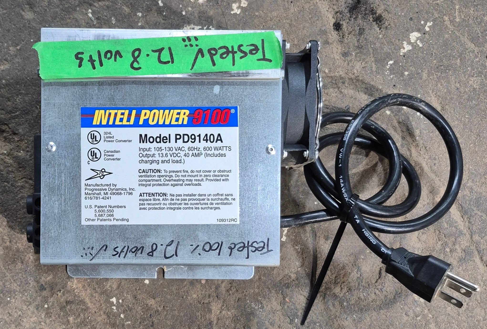 Used 40 AMP Progressive Dynamics Power Converter - PD9140A - Young Farts RV Parts