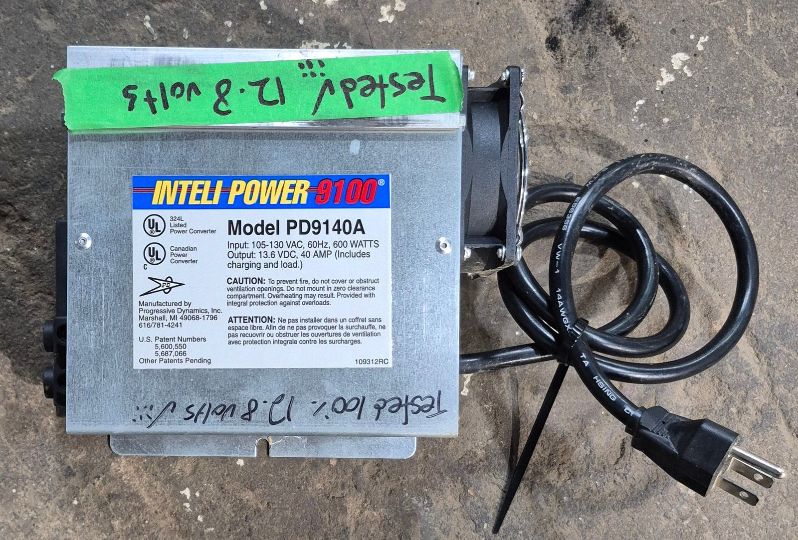 Used 40 AMP Progressive Dynamics Power Converter - PD9140A - Young Farts RV Parts