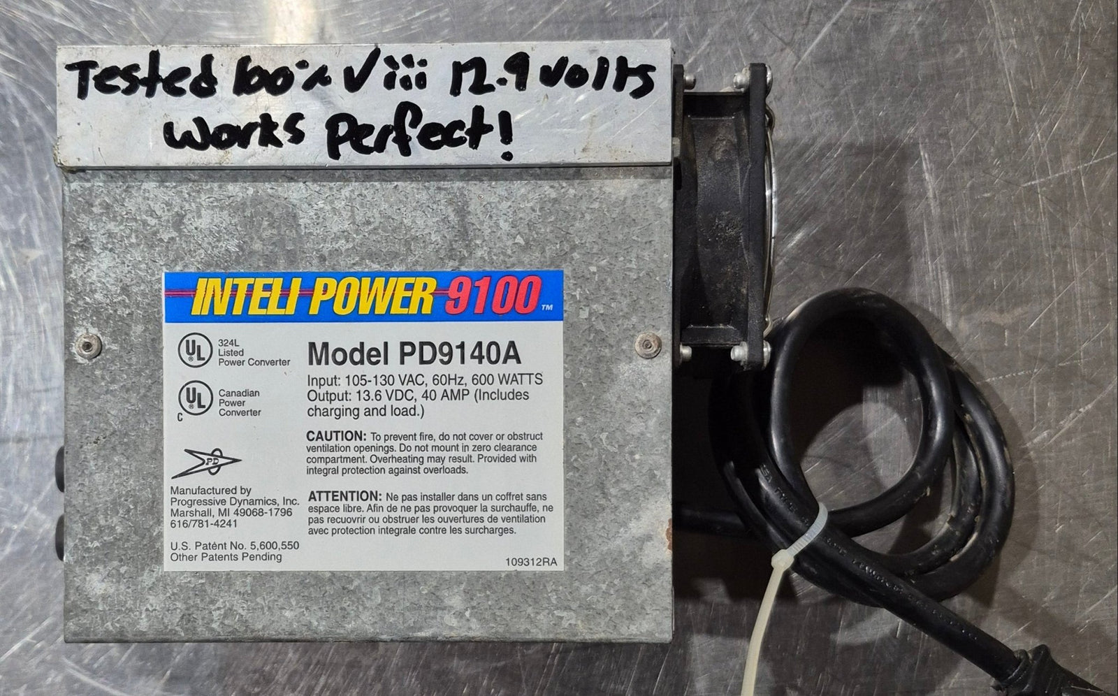 Used 40 AMP Progressive Dynamics Power Converter - PD9140A - Young Farts RV Parts