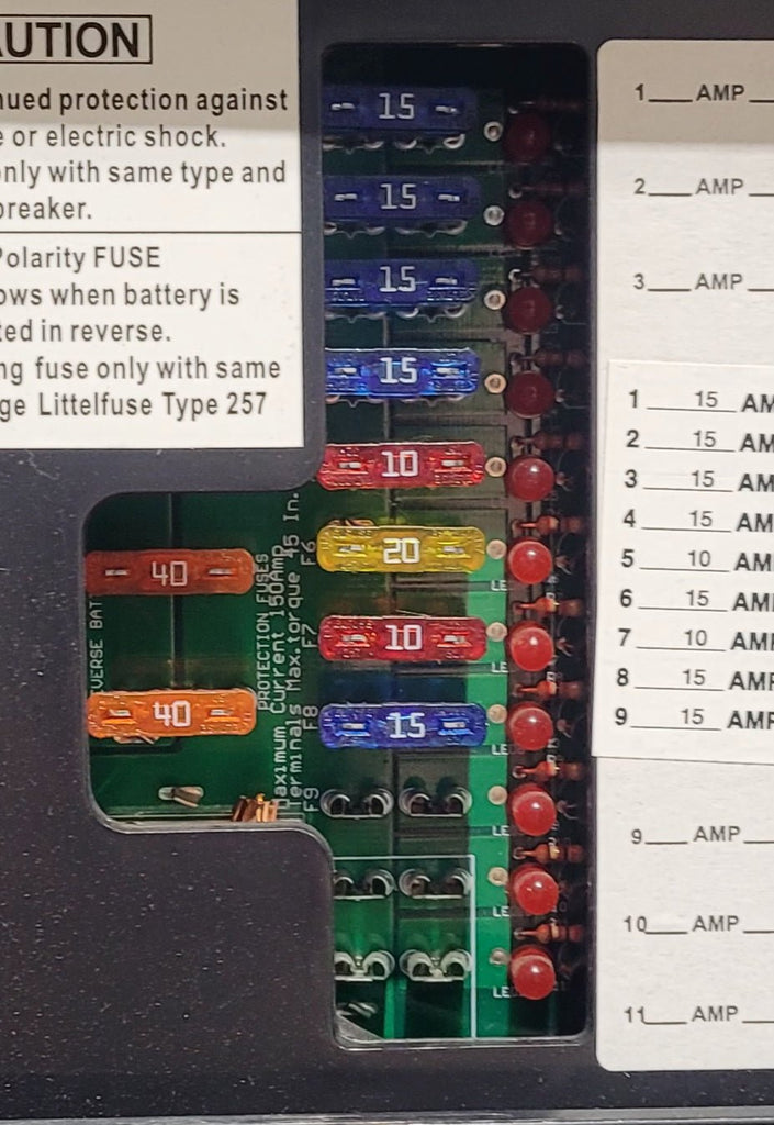 Used 55 AMP Converter WF - 8955PEC - Young Farts RV Parts