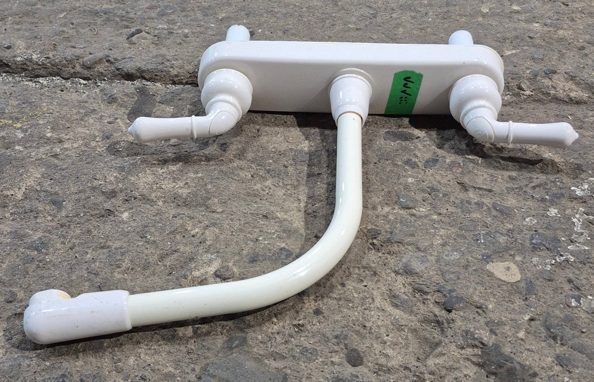 Used 8" Kitchen Faucet Bone with Bone Handles - Young Farts RV Parts