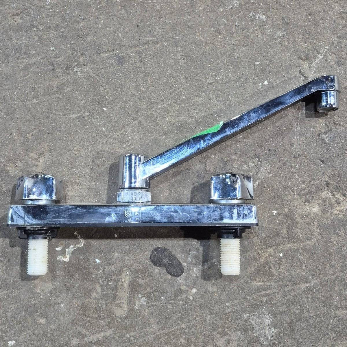 Used 8" Kitchen Faucet Chrome, With Chrome Handles - Young Farts RV Parts