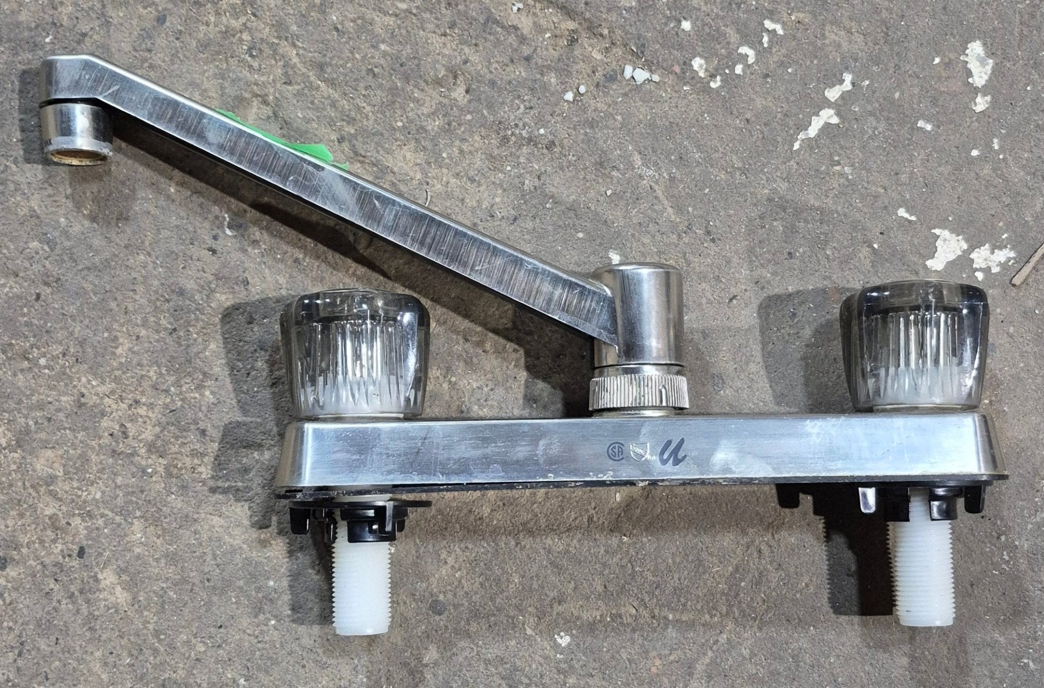 Used 8" Kitchen Faucet, Chrome with Smoked Handles - Young Farts RV Parts