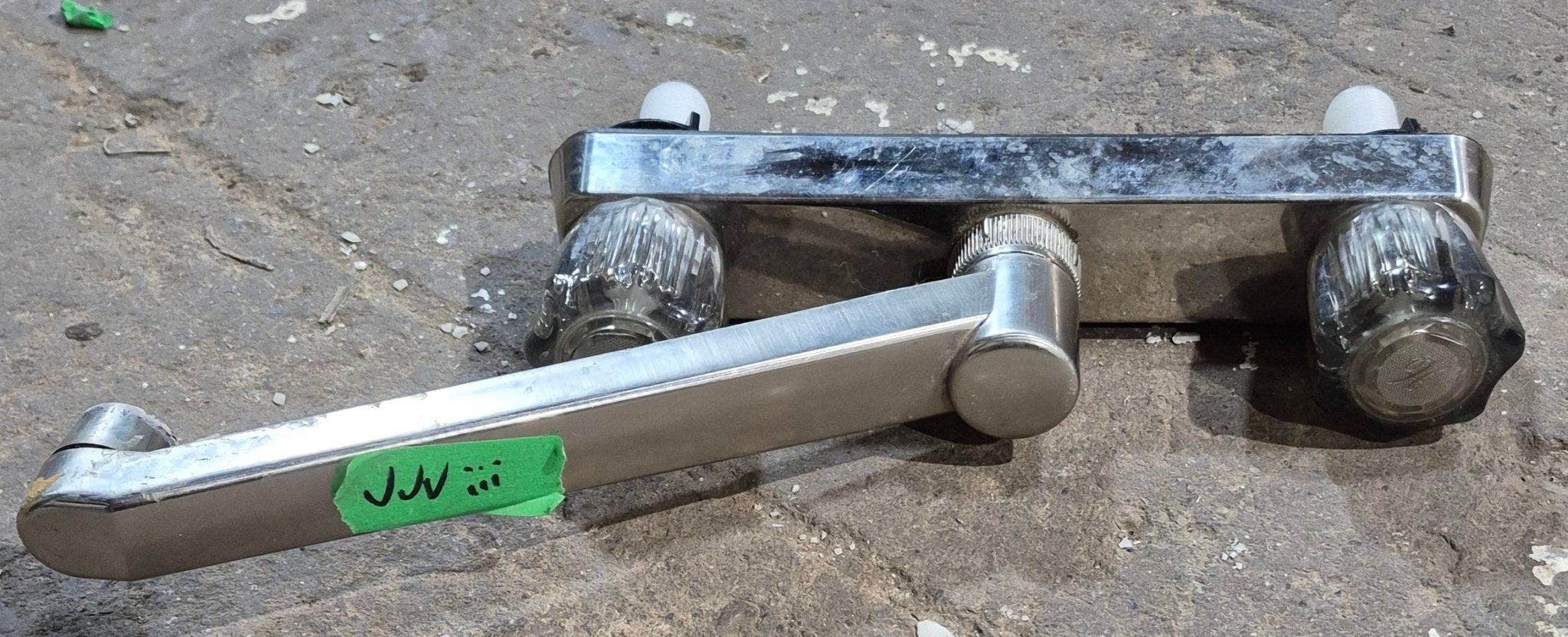 Used 8" Kitchen Faucet, Chrome with Smoked Handles - Young Farts RV Parts