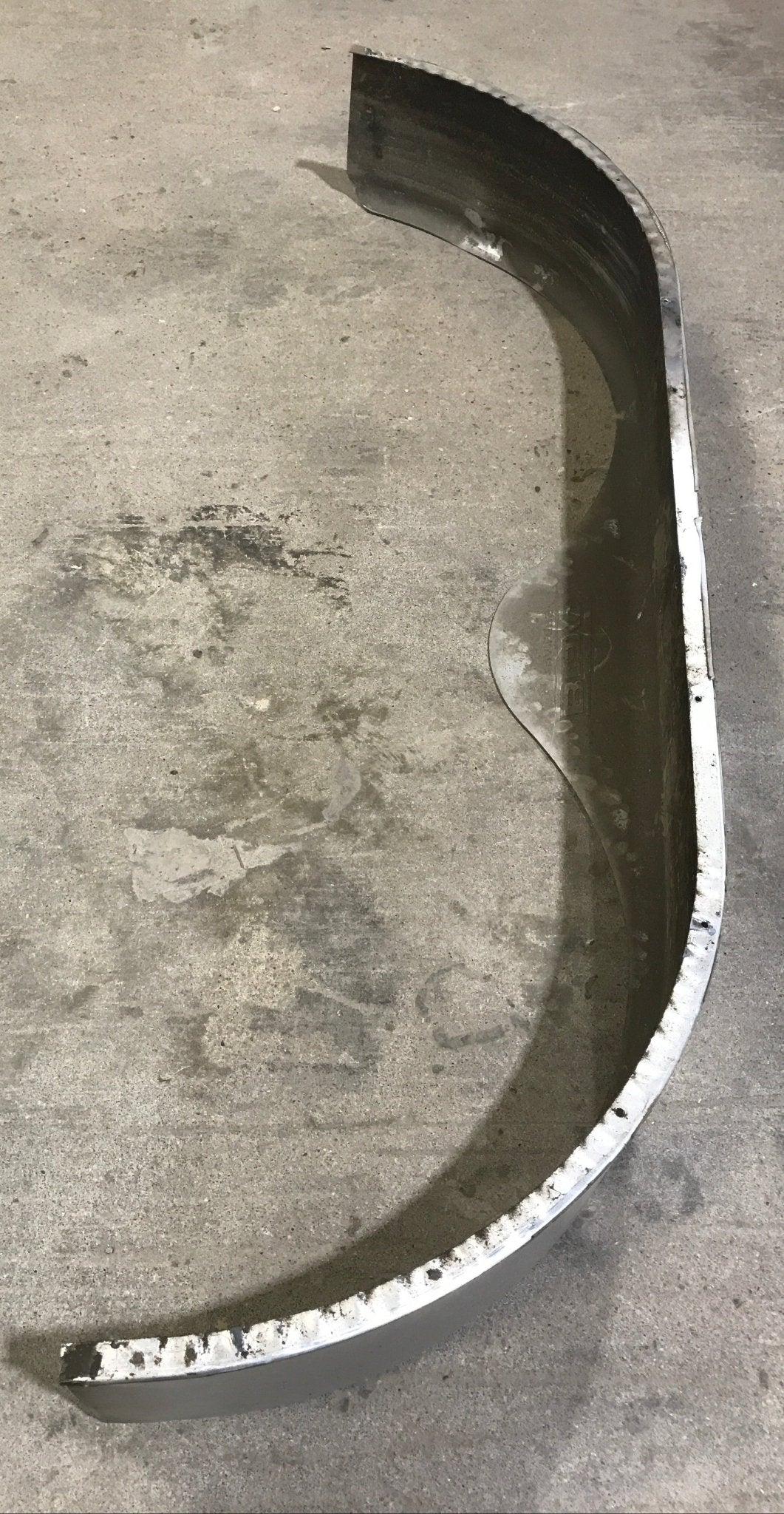 Used Aluminum Tandem Teardrop Trailer Fender 67