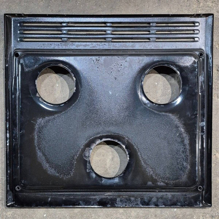 Used Atwood 3 Burner Main Top, Black - 52008 - Young Farts RV Parts