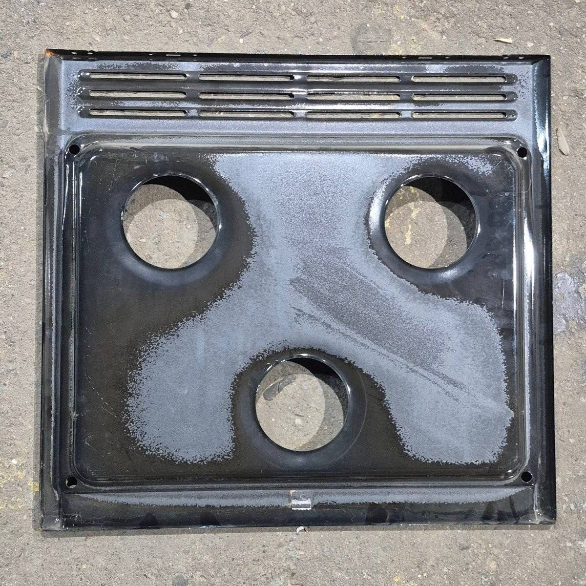 Used Atwood 3 Burner Main Top, Black - 52008 - Young Farts RV Parts