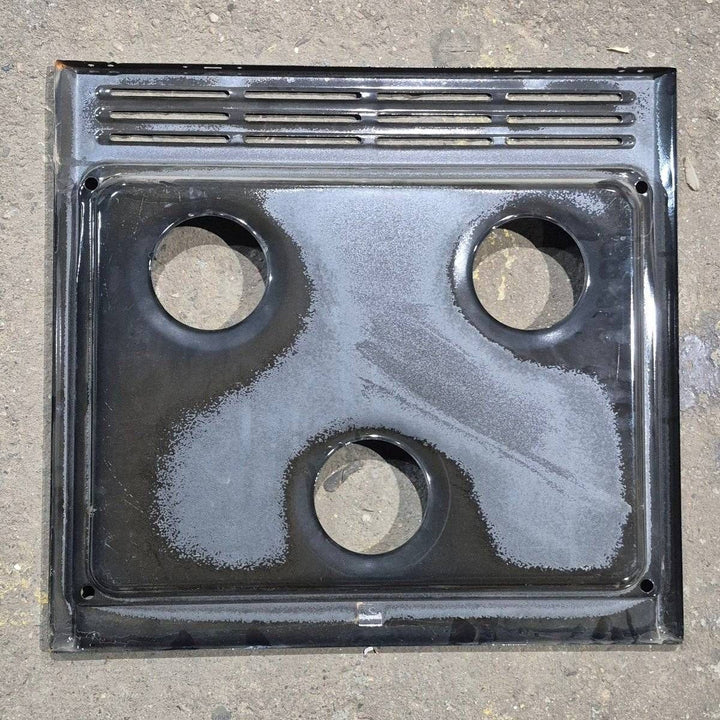 Used Atwood 3 Burner Main Top, Black - 52008 - Young Farts RV Parts