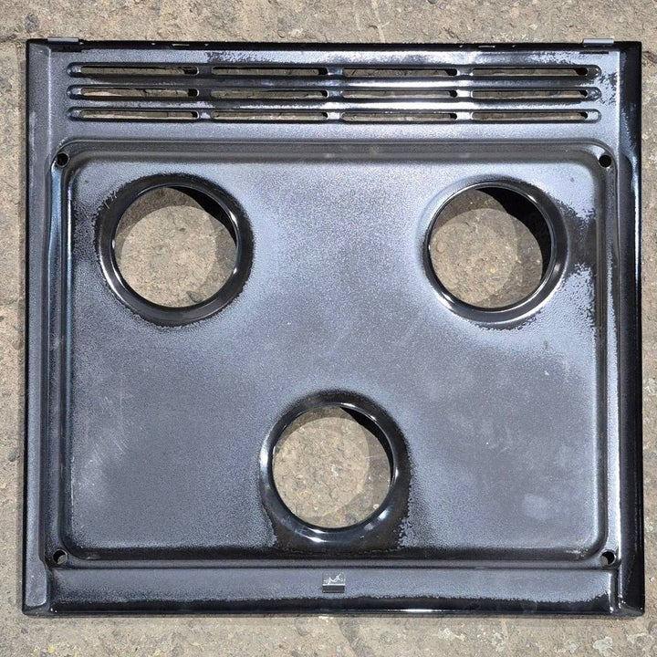 Used Atwood 3 Burner Main Top, Black - 52008 - Young Farts RV Parts