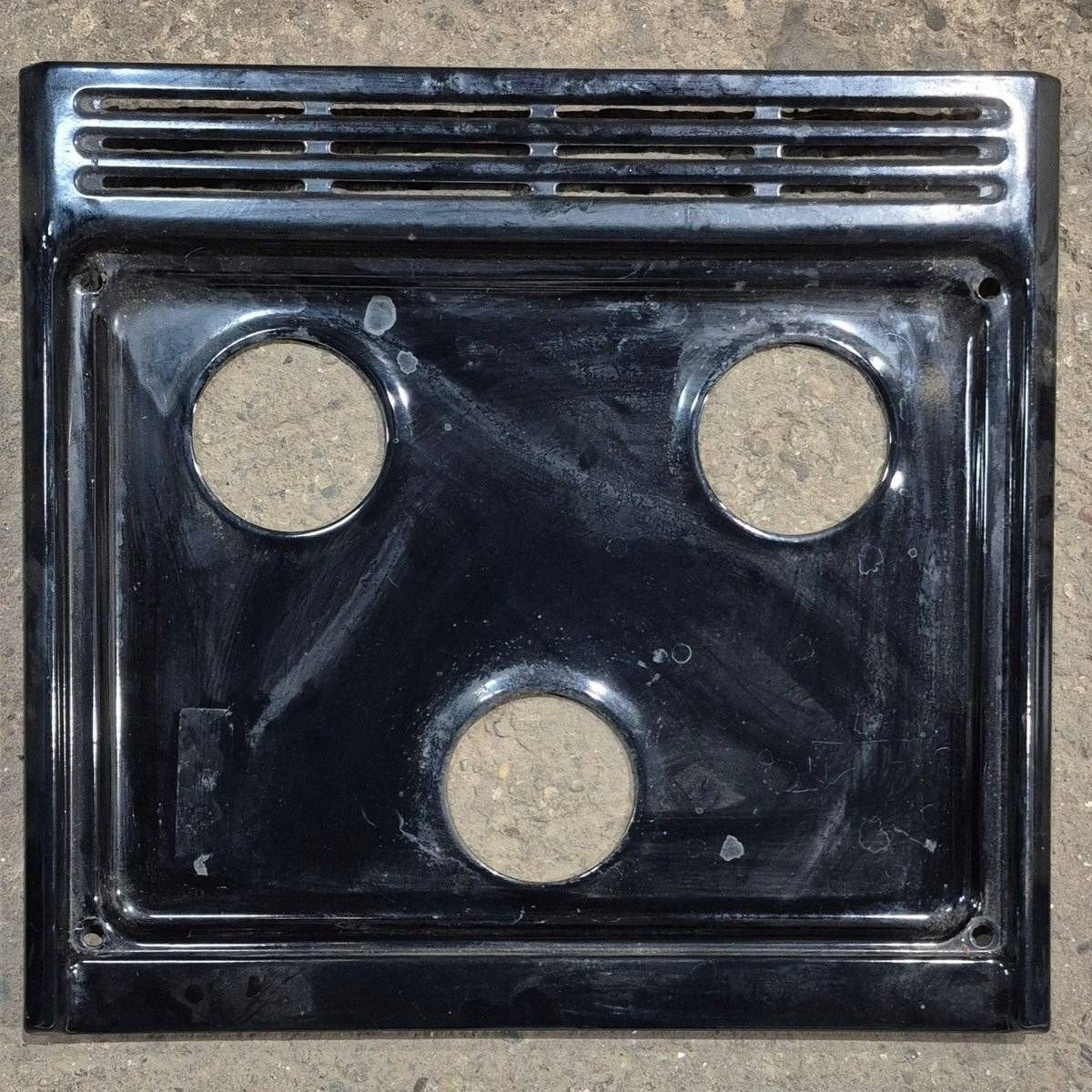 Used Atwood 3 Burner Main Top, Black - 52008 - Young Farts RV Parts