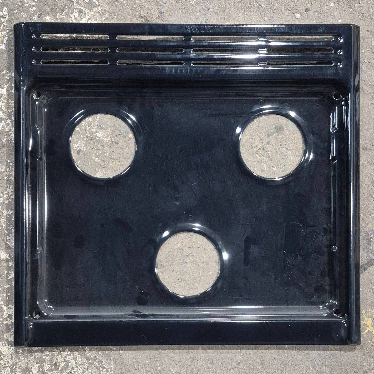 Used Atwood 3 Burner Main Top, Black - 52008 - Young Farts RV Parts
